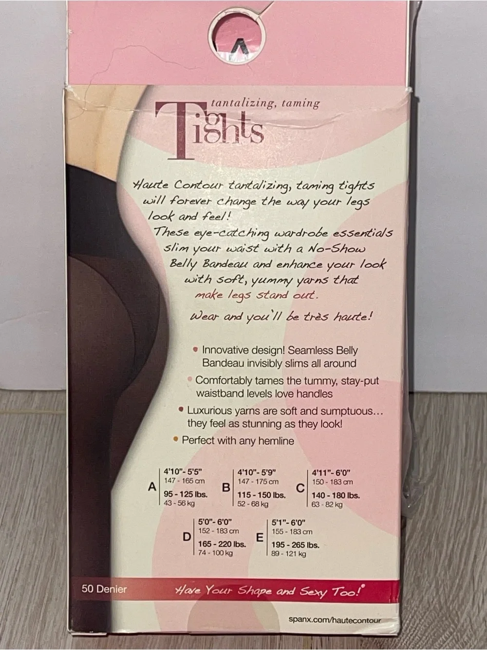 2 Pair Nightcap Navy Tights SPANX Stockings Size E NEW
